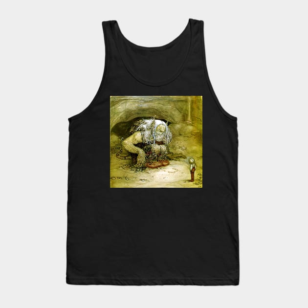 The Boy Who Was Never Afraid - John Bauer Tank Top by forgottenbeauty